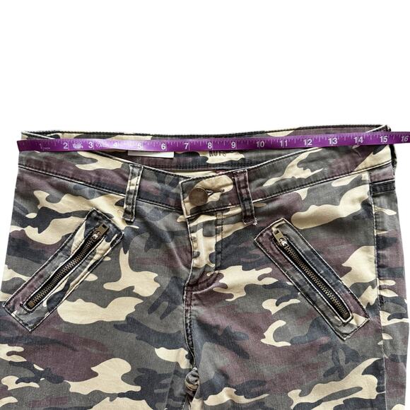 Kut from the Kloth Jeans Camo Moto Pants Womens 4 Mia Toothpick Ankle Skinny - Picture 11 of 16